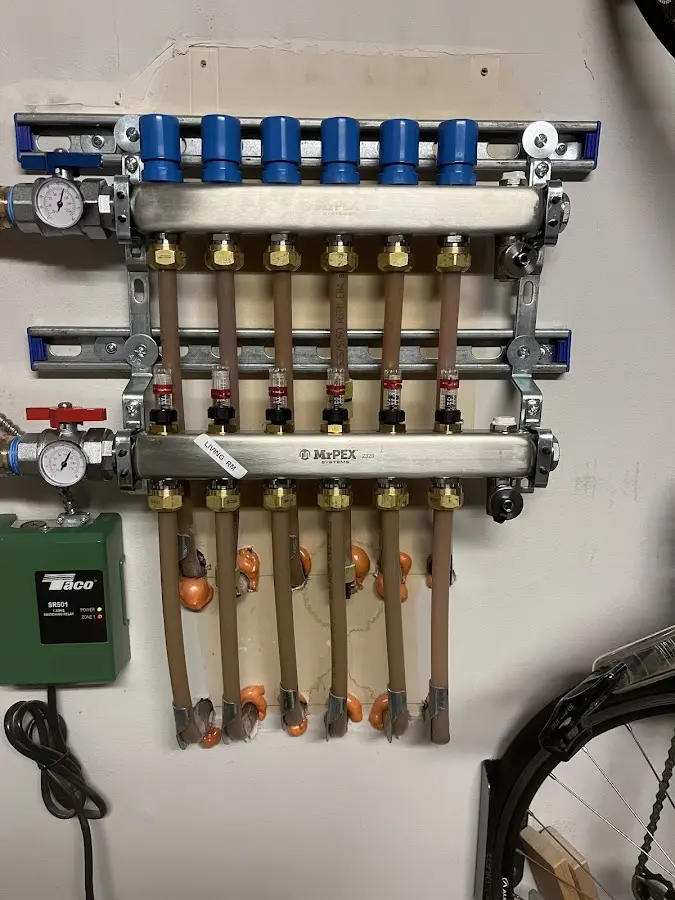 Plumber performing Gas Leak Detection at a residential property in West University Place